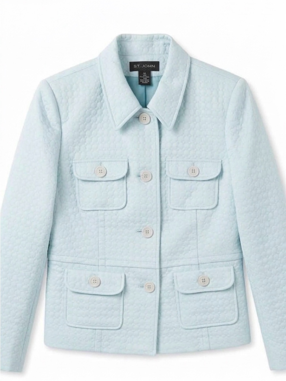 Stylecast Quilted Button-Front Blazer